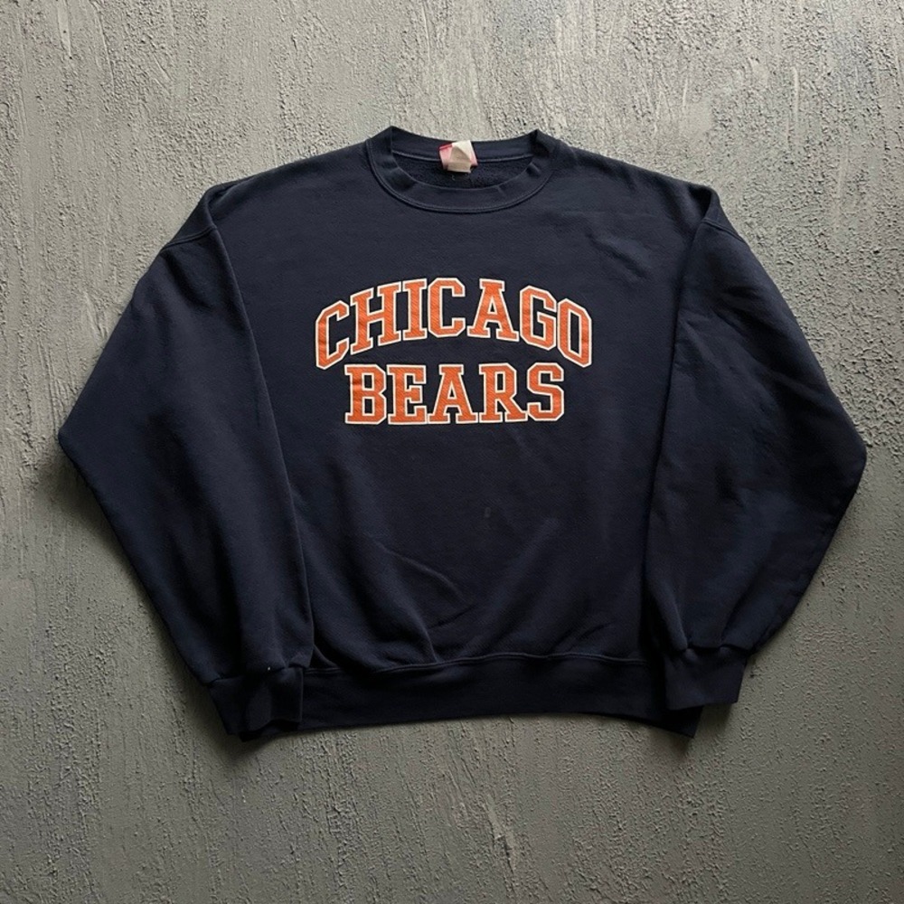 Vintage Chicago Bears Sweatshirt XL Blue 1990s NFL